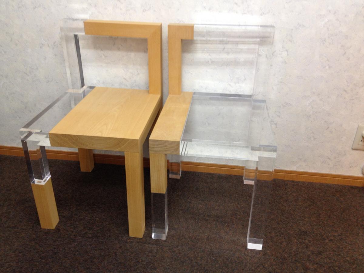 日本・世界の陸地面積に対しての森林の割合を表した椅子!!